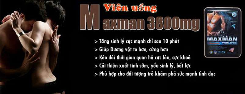 Công dụng thuốc tăng cường sinh lý nam Maxman Công dụng thuốc tăng cường sinh lý nam Maxman